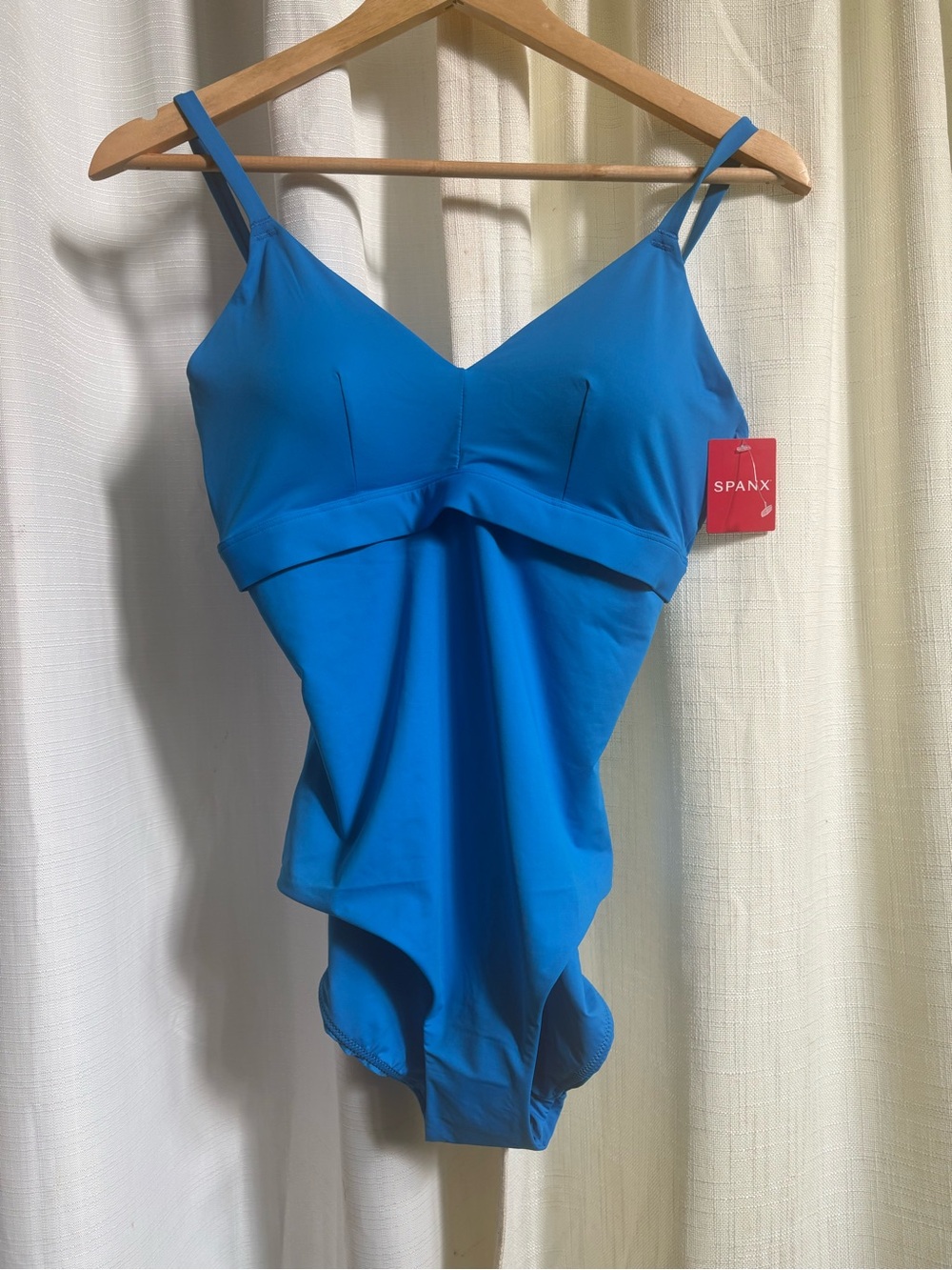SPANX Bright Blue Girls One-Piece Swim Suit